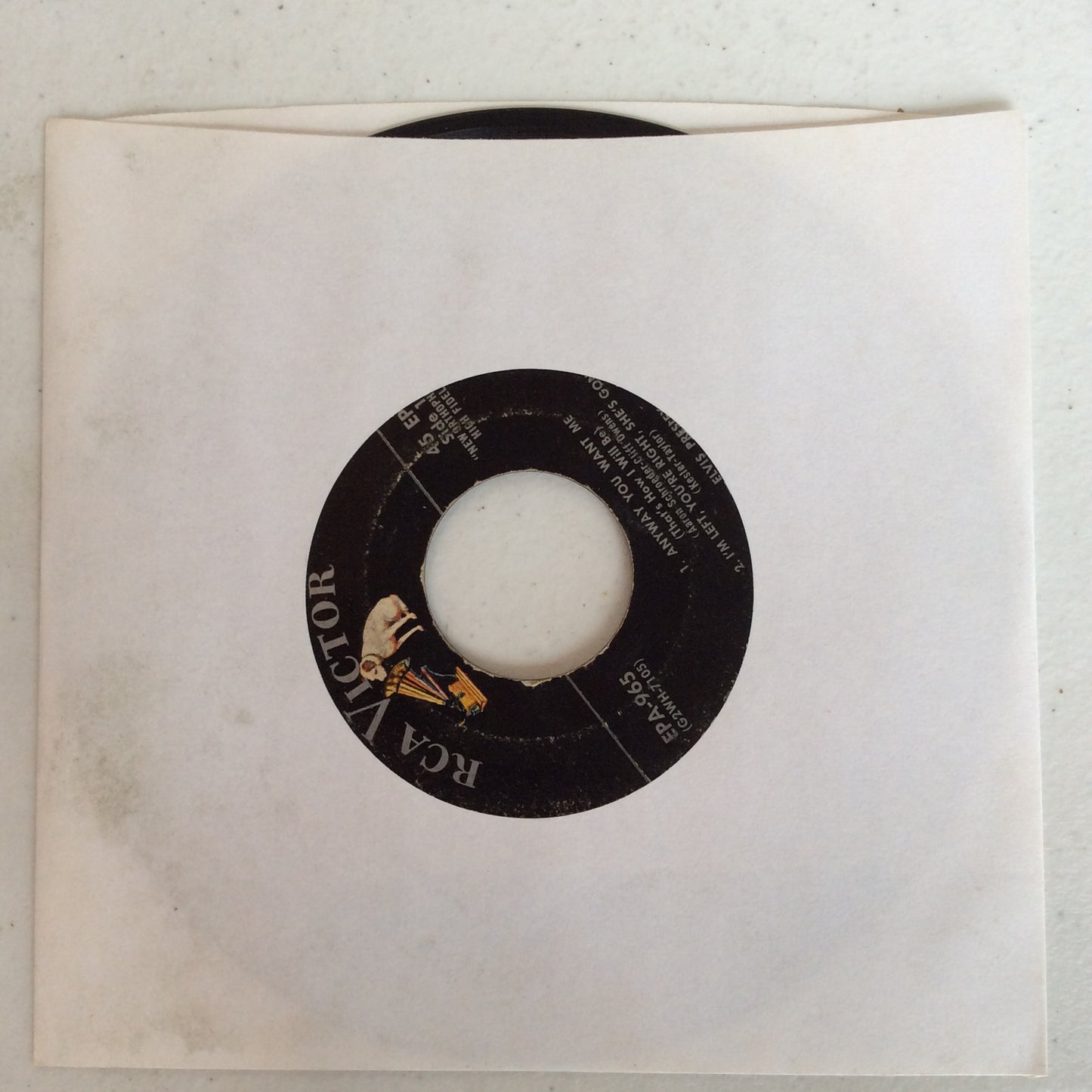 Any Way You Want Me (7" VINYL) | Very Good (VG) Very Good (VG) - ROCK / USED *VERY GOOD*