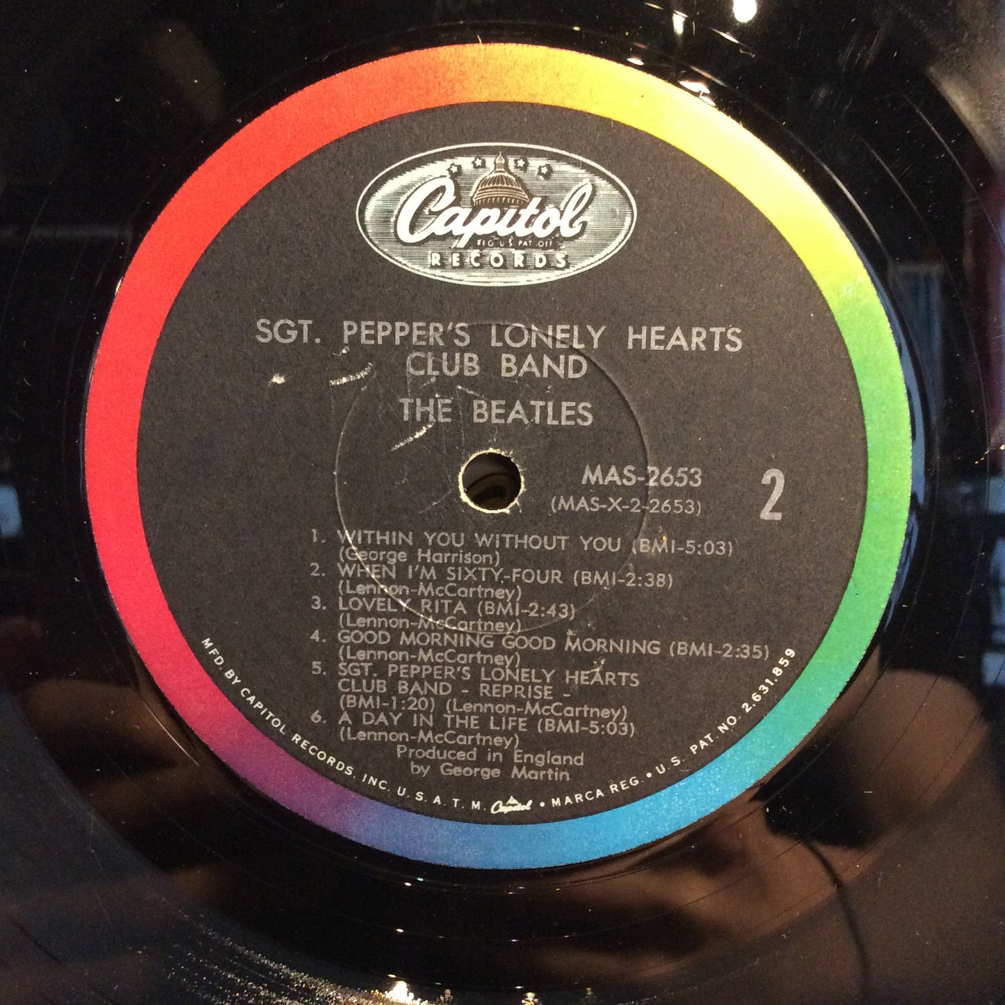 Sgt. Pepper's Lonely Hearts Club Band (VINYL) | Very Good (VG) Very Good Plus (VG+) - ROCK / USED *VERY GOOD*