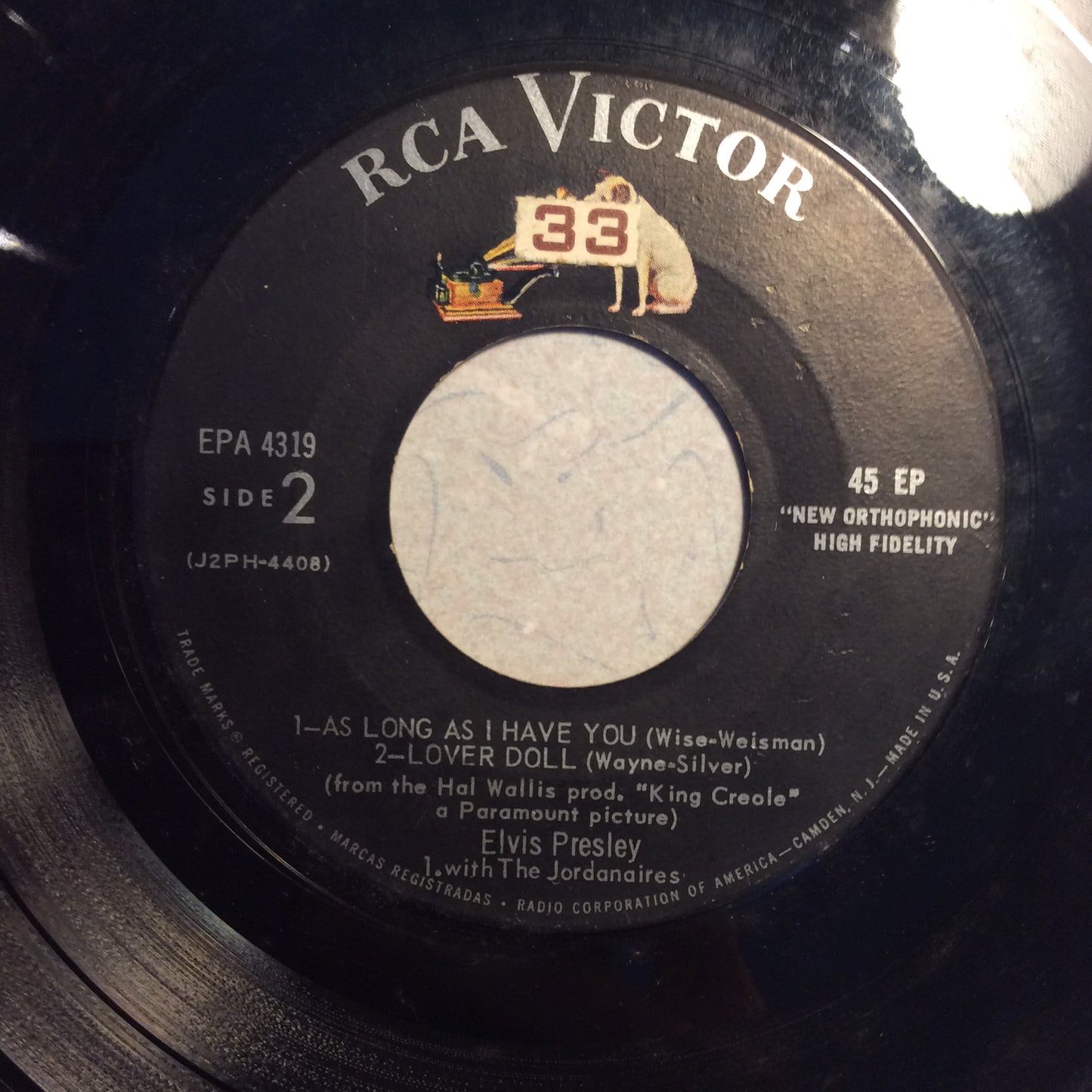 King Creole (Vol. 1) (7" VINYL) | Very Good (VG) Excellent (EX) - ROCK / USED *VERY GOOD*