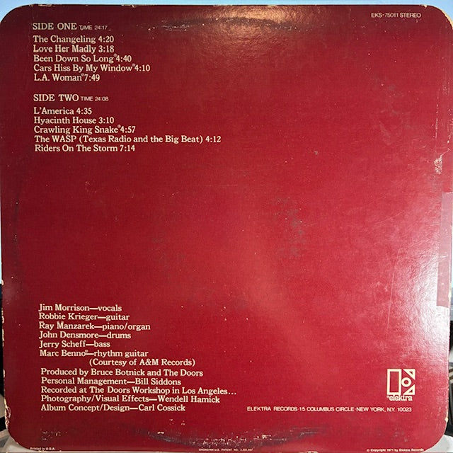 L.A. Woman (VINYL) | Very Good Plus (VG+) Very Good (VG) - ROCK / USED *VERY GOOD*