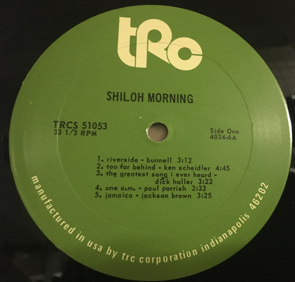 Shiloh Morning | Very Good (VG) Excellent (EX)