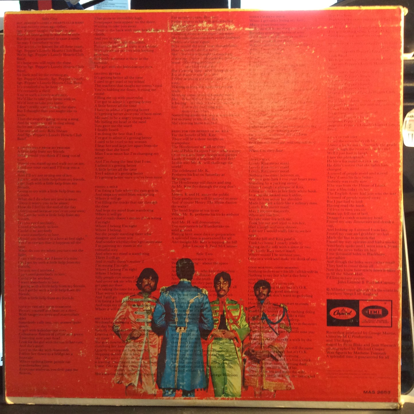 Sgt. Pepper's Lonely Hearts Club Band (VINYL) | Very Good (VG) Very Good Plus (VG+) - ROCK / USED *VERY GOOD*