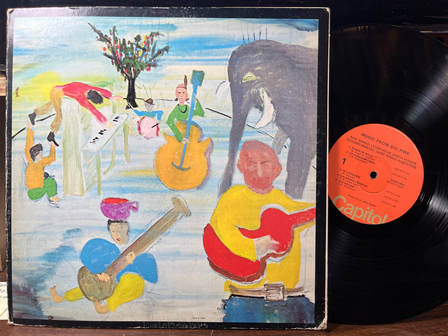 Music From Big Pink (VINYL) | Very Good (VG) Very Good (VG) - ROCK / USED *VERY GOOD*