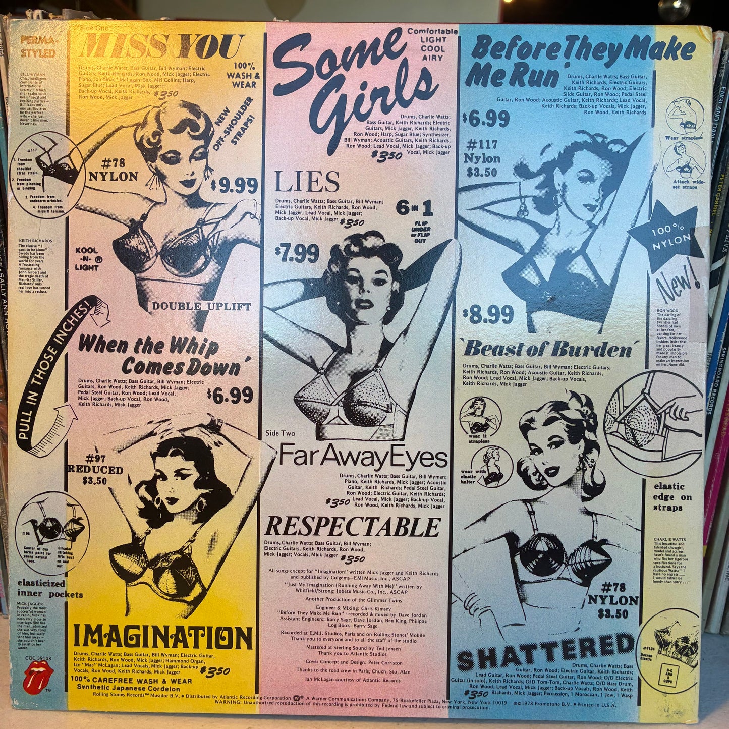 Some Girls (VINYL) | Very Good (VG) Excellent+ (EX+) - ROCK / USED *VERY GOOD*