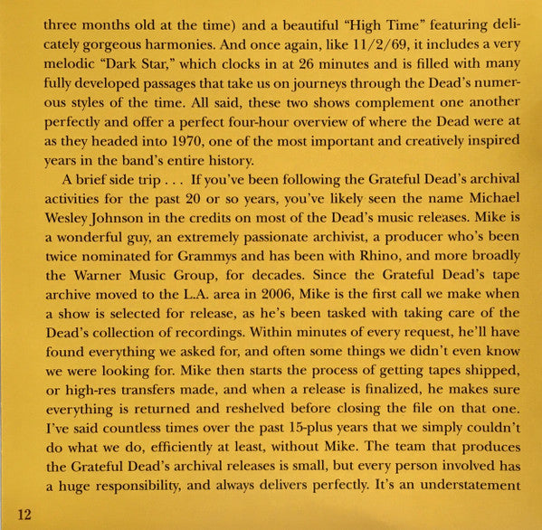 Dave's Picks, Volume 43 (3xCD)(San Francisco, 11/2/69 • Dallas, 12/26/69) | Mint (M) Near Mint (NM) - ROCK