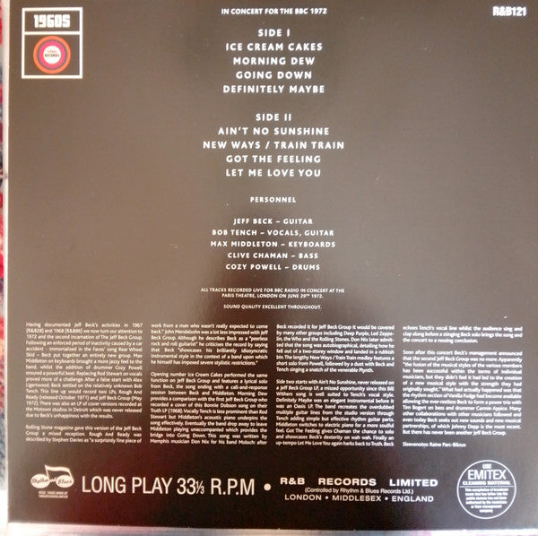 In Concert For The BBC 1972 | Mint (M) Mint (M)