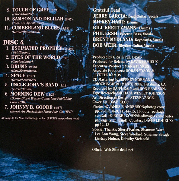 Dave's Picks, Volume 36 (CD BOX)(Hartford Civic Center, Hartford, CT • 3/26-27/87) | Mint (M) Near Mint (NM) - ROCK