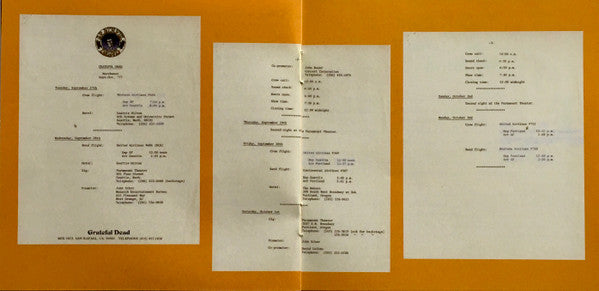 Dave's Picks, Volume 45 (4xCD)(Paramount Theatre, Portland, OR • 10/1-2/77) | Mint (M) Near Mint (NM) - ROCK