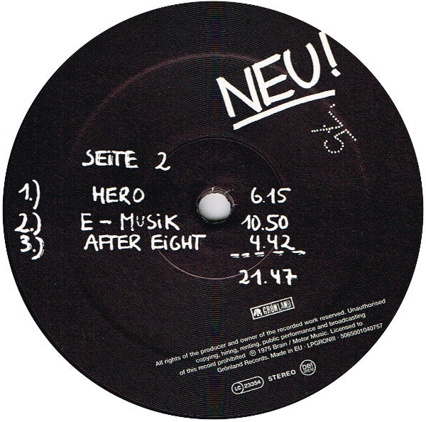 Neu! '75 | Mint (M) Mint (M) - ROCK