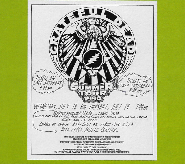 Dave's Picks, Volume 40 (3xCD)(Deer Creek Music Center, Noblesville, IN • 7/18-19/90 | Mint (M) Near Mint (NM) - ROCK