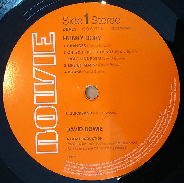 Hunky Dory | Mint (M) Mint (M) - ROCK *SEALED*