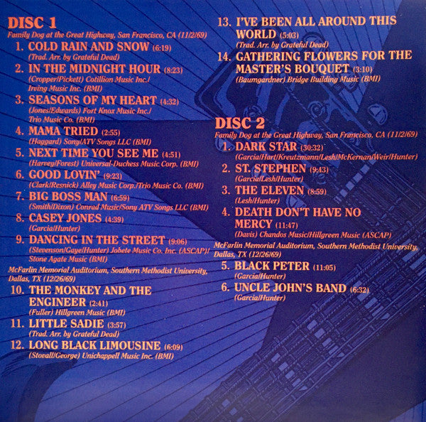 Dave's Picks, Volume 43 (3xCD)(San Francisco, 11/2/69 • Dallas, 12/26/69) | Mint (M) Near Mint (NM) - ROCK