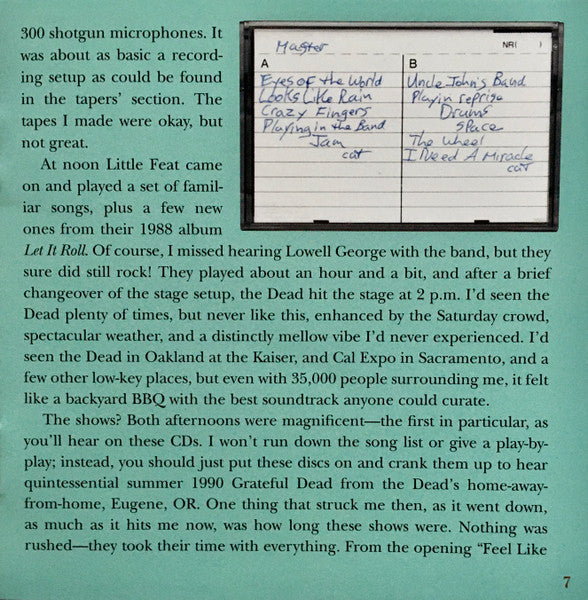 Dave's Picks, Volume 44 (3xCD)(Autzen Stadium, U. Of Oregon, Eugene, OR • 6/23/90) | Mint (M) Near Mint (NM) - ROCK