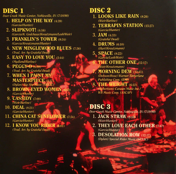 Dave's Picks, Volume 40 (3xCD)(Deer Creek Music Center, Noblesville, IN • 7/18-19/90 | Mint (M) Near Mint (NM) - ROCK