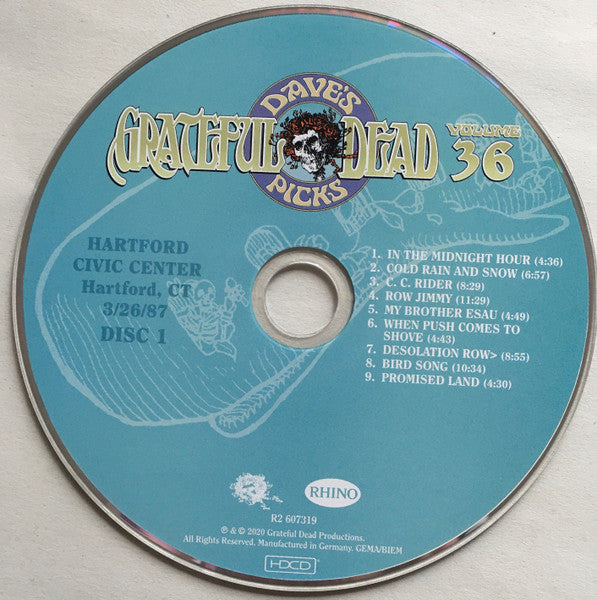 Dave's Picks, Volume 36 (CD BOX)(Hartford Civic Center, Hartford, CT • 3/26-27/87) | Mint (M) Near Mint (NM) - ROCK