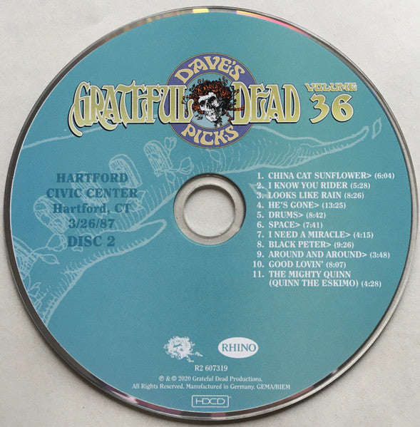 Dave's Picks, Volume 36 (CD BOX)(Hartford Civic Center, Hartford, CT • 3/26-27/87) | Mint (M) Near Mint (NM) - ROCK