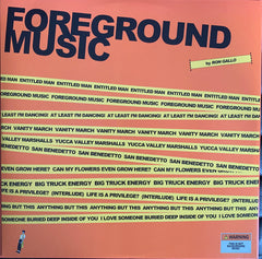Ron Gallo Foreground Music Kill Rock Stars LP, Album, Ltd, Ora Mint (M) Mint (M)
