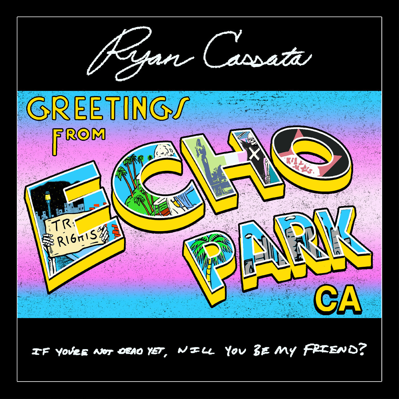Greetings From Echo Park (Trans-Blue VINYL) | Mint (M) Mint (M) - ROCK *NEW/COLOR*