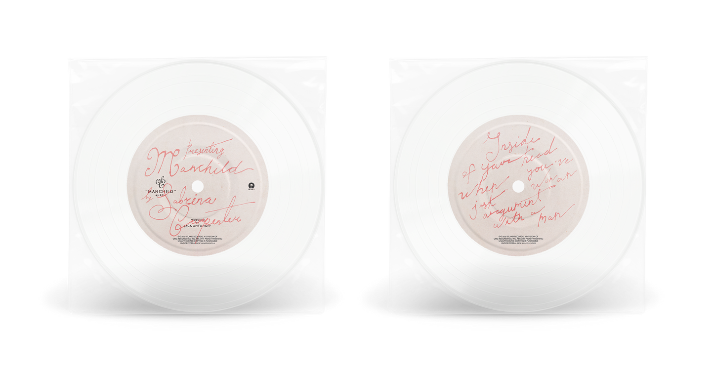 Manchild (Clear Vinyl 7") | Mint (M) Mint (M) - POP *NEW/CLEAR*