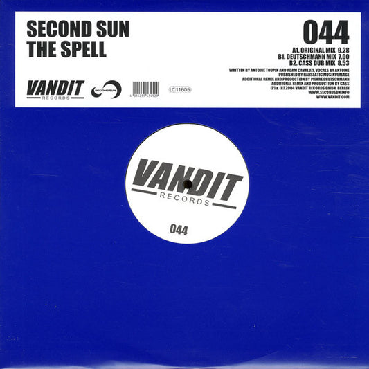 Second Sun The Spell Vandit Records 12" Near Mint (NM or M-) Near Mint (NM or M-)