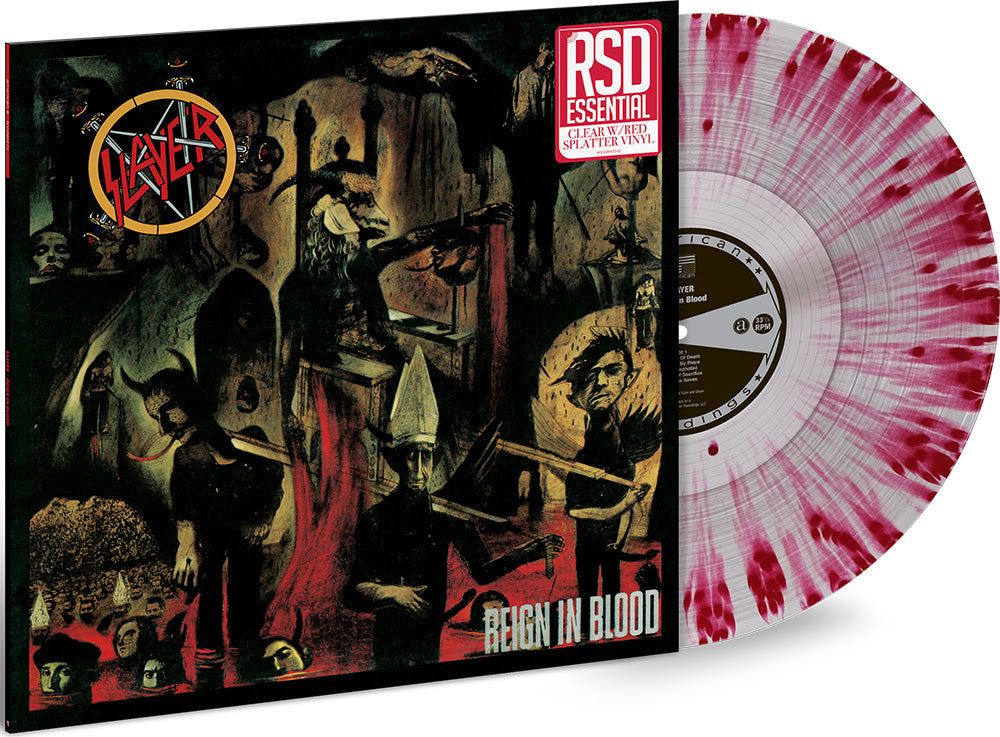 REIGN IN BLOOD Clear w/ Red Splatter INDIE | Mint (M) Mint (M) - METAL *SEALED/COLOR*