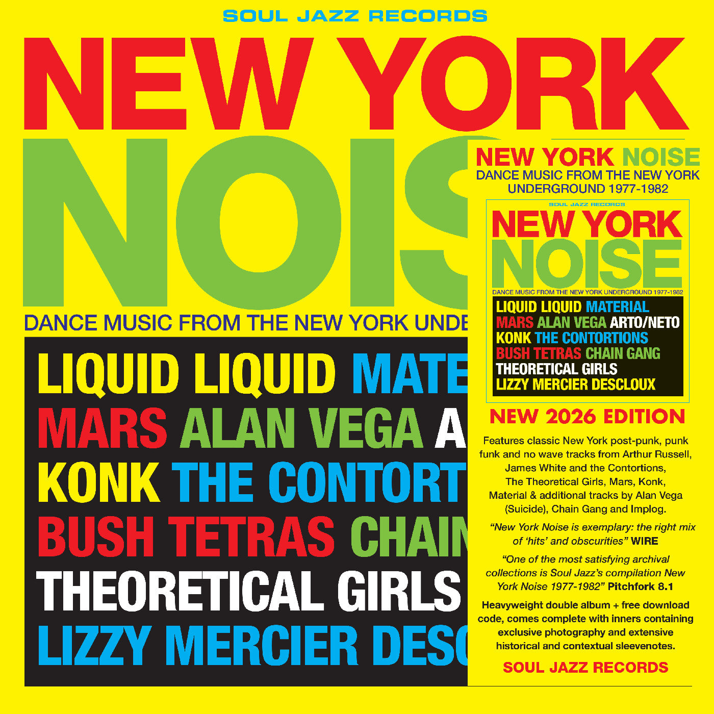 Soul Jazz Records Presents - New York Noise - Dance Music From The New York Underground 1978-82 |