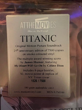 Titanic (2xSMOKE VINYL) | Mint (M) Mint (M) - SOUNDTRACK *NEW/COLOR*