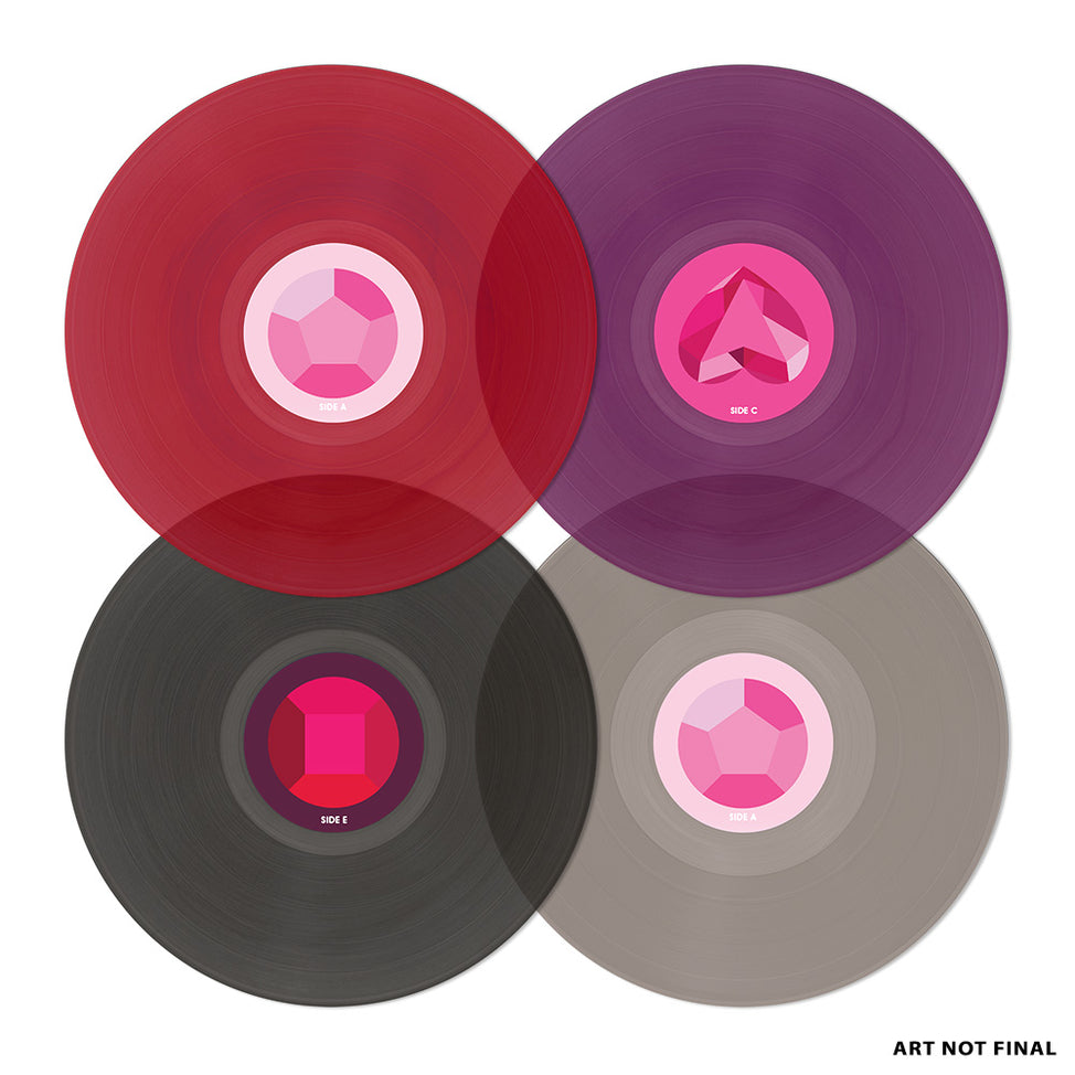 Steven Universe: The Movie (4x10" VINYL | PRE-ORDER: 08/29/2025 / SPINEL COMBO COLORWAY VINYL) | Mint (M) Mint (M) - SOUNDTRACK *NEW/COLOR*