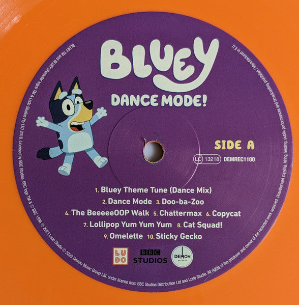 Bluey Dance Mode! (ORANGE VINYL) | Mint (M) Mint (M)