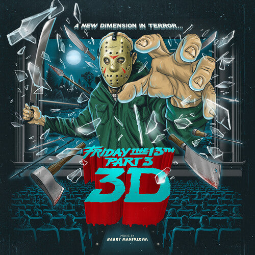 (PRE ORDER 2/27/26) Friday The 13th Part III (Original Soundtrack)(RED BLUE VINYL) | - SOUNDTRACK *NEW/COLOR*