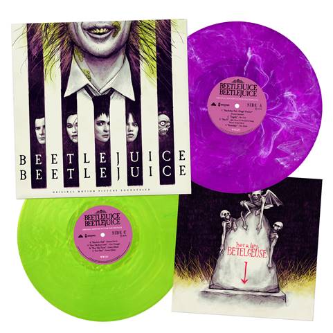 Beetlejuice Beetlejuice (PURPLE + GREEN VINYL) | Mint (M) Mint (M) - SOUNDTRACK *SEALED/COLOR*