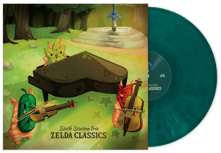 Sixth Station Trio - (PRESALE 11/20/26) Zelda Classics (HAND POURED SPRUCE GREEN VINYL LP) | NEW - SOUNDTRACK *NEW/COLOR*