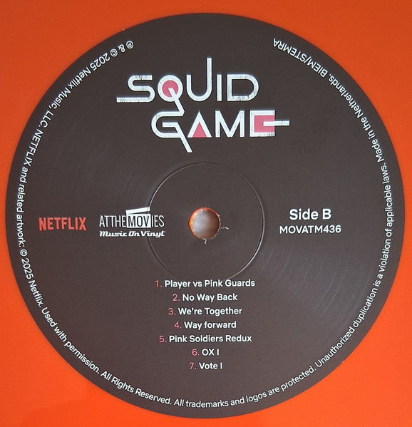 Squid Game (Soundtrack From The Netflix Series)(2xCOLOR VINYL) | Mint (M) Mint (M) - SOUNDTRACK *NEW/COLOR*
