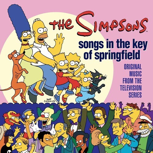 The Simpsons - (PRESALE 9/4/26) Songs In The Key Of Springfield (Original Music Television Series)(PINK YELLOW VINYL 2xLP) | NEW - SOUNDTRACK *NEW/COLOR*