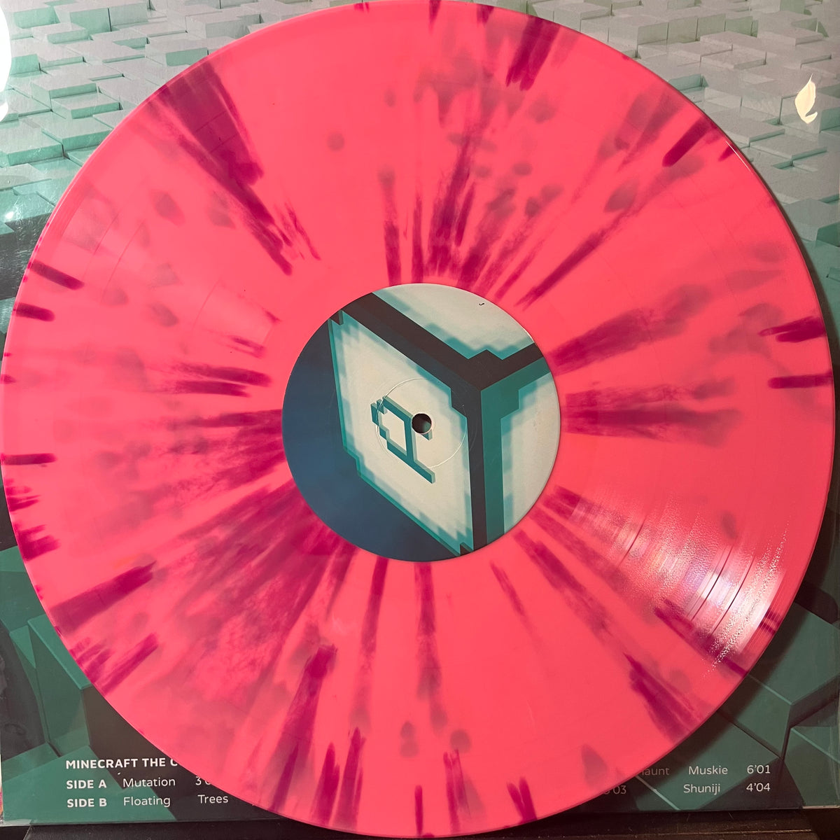 C418 - Minecraft : The Companion Album (PINK SPLATTER VINYL / LENTICULAR COVER) | NEW - SOUNDTRACK *NEW/COLOR*