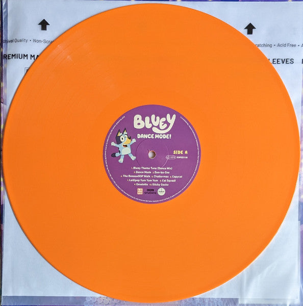 Bluey Dance Mode! (ORANGE VINYL) | Mint (M) Mint (M)