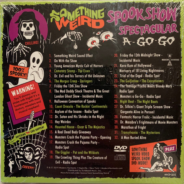 Something Weird Spook Show Spectacular A-Go-Go (CD/DVD) | Mint (M) Mint (M) - SOUNDTRACK *NEW*