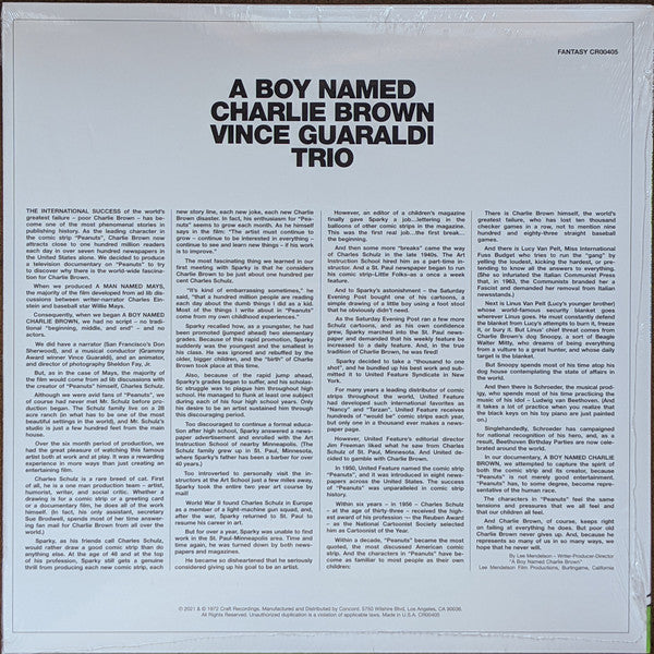 A Boy Named Charlie Brown (VINYL) | Mint (M) Mint (M) - SOUNDTRACK *NEW*