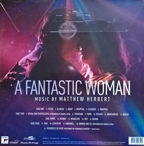 A Fantastic Woman (2xCOLOR VINYL) | Mint (M) Mint (M) - SOUNDTRACK *NEW*