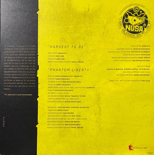 Cyberpunk 2077: Phantom Liberty (Original Score) | Mint (M) Mint (M)