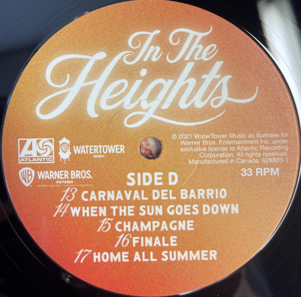 In The Heights (Original Motion Picture Soundtrack) | Mint (M) Mint (M) - SOUNDTRACK *NEW*