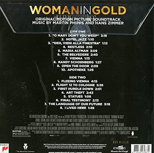 Martin Phipps Woman In Gold (Original Motion Picture Soundtrack) LP Mint (M) Mint (M)