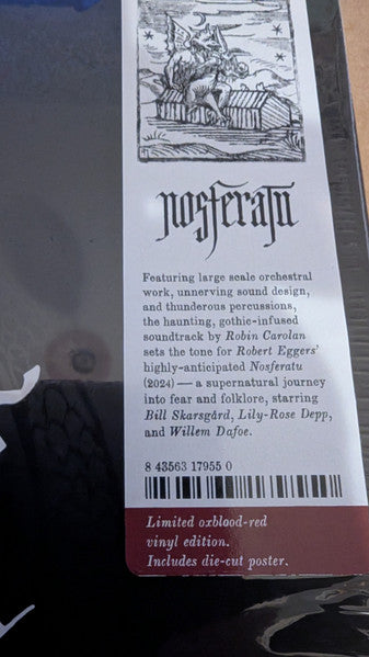 Nosferatu (Original Motion Picture Soundtrack)(OXBLOOD VINYL) | Mint (M) Mint (M) - SOUNDTRACK *SEALED/COLOR*