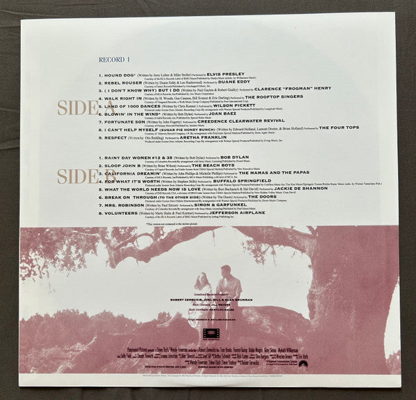Forrest Gump (The Soundtrack) *CREASE* | Mint (M) Excellent+ (EX+) - SOUNDTRACK *SEALED*