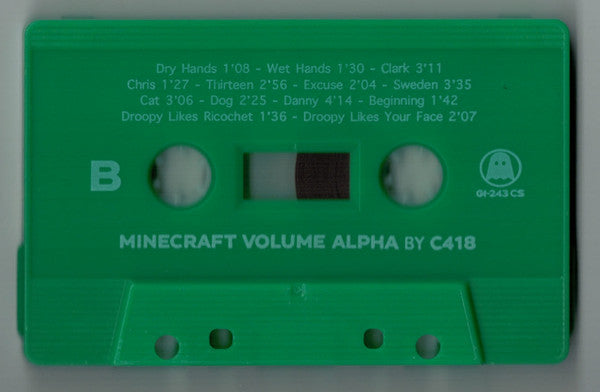 Minecraft Volume Alpha (CASSETTE - UNOFFICAL) | Mint (M) Mint (M) - SOUNDTRACK *SEALED*