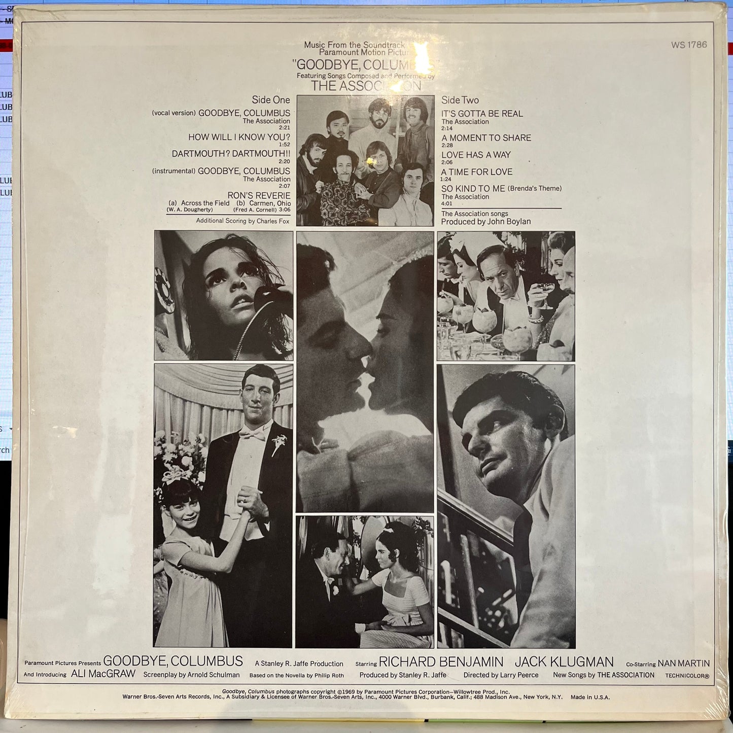 Music From The Sound Track Of The Paramount Motion Picture "Goodbye, Columbus" *SEALED* | Mint (M) Mint (M)