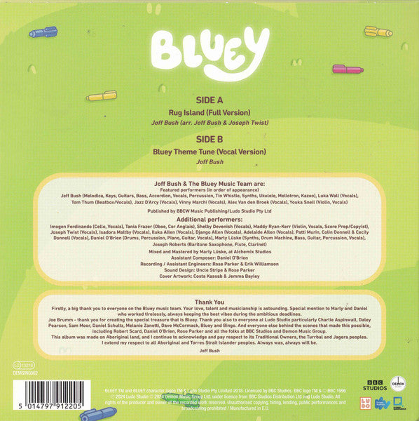 Rug Island (Full Version) (7" PICTURE VINYL) | Mint (M) Mint (M) - SOUNDTRACK *SEALED*