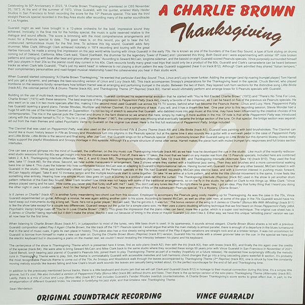 A Charlie Brown Thanksgiving: 50th Anniversary | Mint (M) Mint (M) - SOUNDTRACK *SEALED*