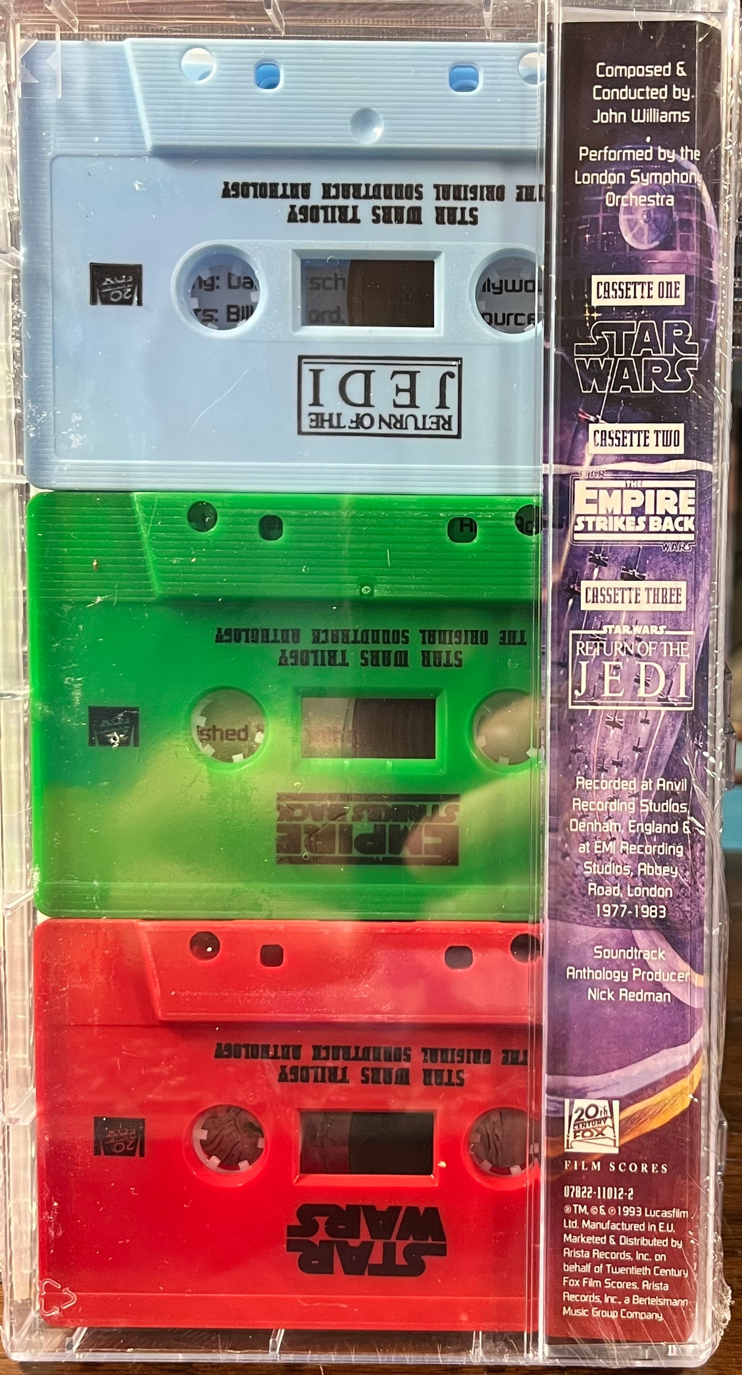 STAR WARS TRILOGY (3xUNOFFICIAL CASSETTE BOX) | Mint (M) Mint (M) - SOUNDTRACK *SEALED*