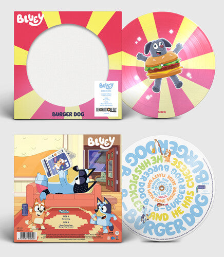 Burger Dog / Bluey Theme Tune (Burger Dog Version)(2025 RSD Exclusive, Limited Edition, 7" Picture Disc Vinyl) | Mint (M) Mint (M) - SOUNDTRACK *SEALED*